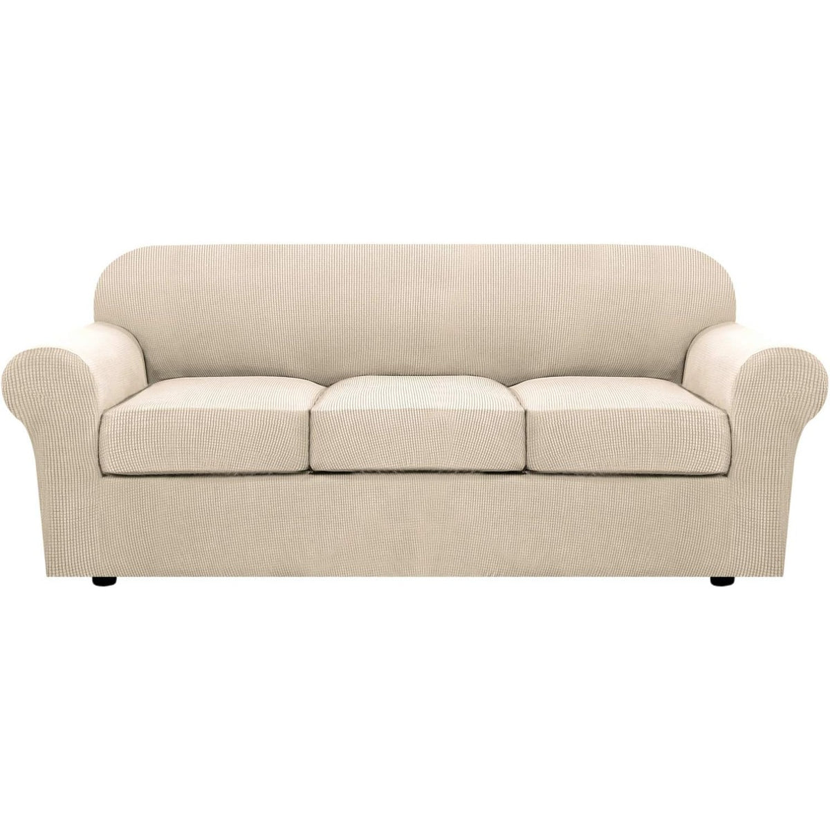 4 Piece Stretch Couch Covers for Cushion Couch Sofa Furniture Slipcovers