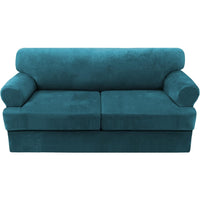 Sofa Slipcovers Thick Velvet Couch Cover Stretch T Cushion Sofa Covers Individual T Cushion Covers,