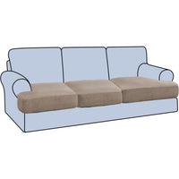 Stretch T Cushion Sofa Slipcovers Individually Sofa Cushion Covers Jacquard Fabric
