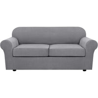 4 Piece Stretch Couch Covers for Cushion Couch Sofa Furniture Slipcovers