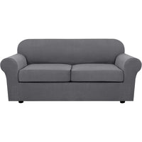 4 Piece Stretch Couch Covers for Cushion Couch Sofa Furniture Slipcovers