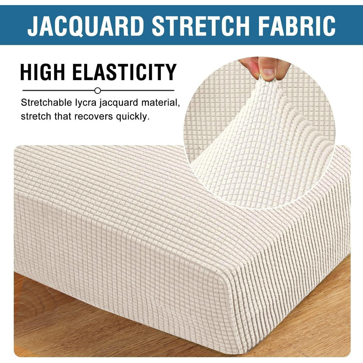 Super Stretch Individual Seat Cushion Covers Sofa Covers