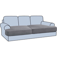 Stretch T Cushion Sofa Slipcovers Individually Sofa Cushion Covers Jacquard Fabric