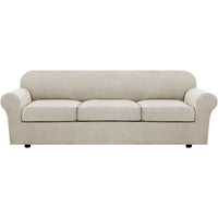 4 Piece Stretch Couch Covers for Cushion Couch Sofa Furniture Slipcovers