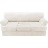 Sofa Slipcovers Thick Velvet Couch Cover Stretch T Cushion Sofa Covers Individual T Cushion Covers,