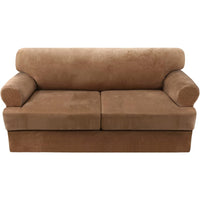 Sofa Slipcovers Thick Velvet Couch Cover Stretch T Cushion Sofa Covers Individual T Cushion Covers,
