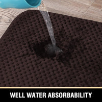 H.VERSAILTEX Memory Foam Bath Mat Rug Quick Drying Bathroom Rug for Floor