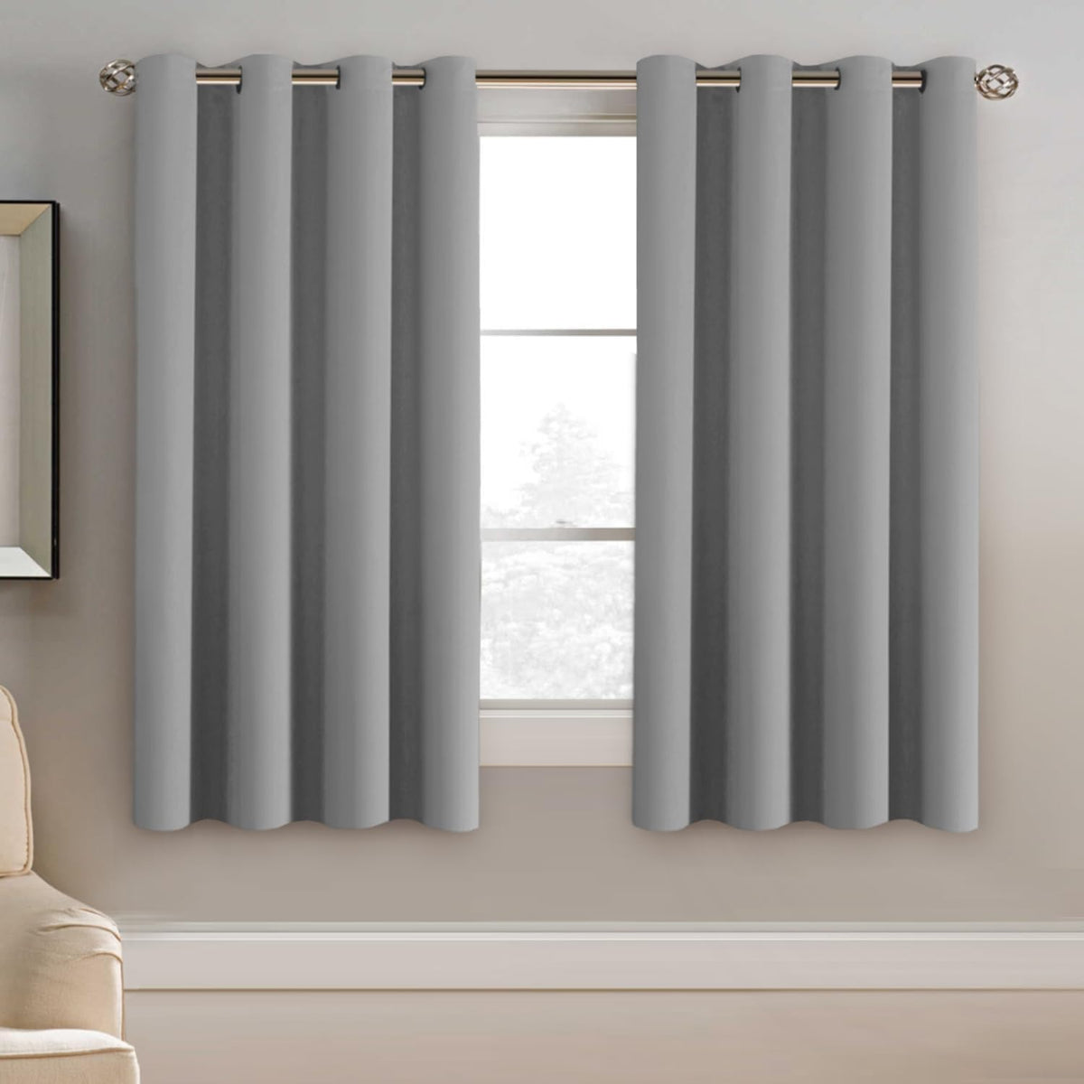 H.VERSAILTEX Doorway Curtain Blackout Closet Door Curtain Room Divider