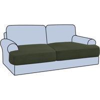 Stretch T Cushion Sofa Slipcovers Individually Sofa Cushion Covers Jacquard Fabric