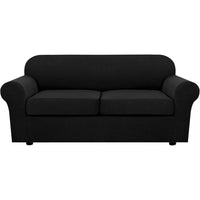 4 Piece Stretch Couch Covers for Cushion Couch Sofa Furniture Slipcovers