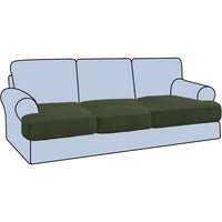 Stretch T Cushion Sofa Slipcovers Individually Sofa Cushion Covers Jacquard Fabric