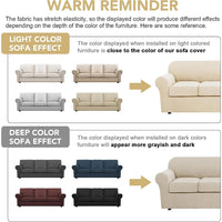 4 Piece Stretch Couch Covers for Cushion Couch Sofa Furniture Slipcovers
