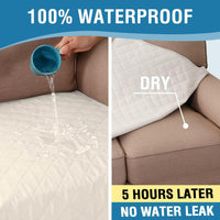 100% Waterproof Sofa Cushion Cover Washable Dog Bed Cover