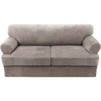 Sofa Slipcovers Thick Velvet Couch Cover Stretch T Cushion Sofa Covers Individual T Cushion Covers,