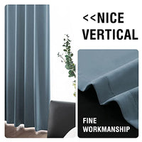 H.VERSAILTEX 100% Blackout Curtain Panels 96 Inches Long Thermal Insulated Blackout Lined Curtains for Bedroom Two Layers Full Light Blocking Drapes for Living Room, 2 Panels, Hunter Green