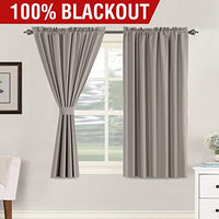 H.VERSAILTEX 100% Blackout Curtain Panels 96 Inches Long Thermal Insulated Blackout Lined Curtains for Bedroom Two Layers Full Light Blocking Drapes for Living Room, 2 Panels, Hunter Green