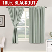 H.VERSAILTEX 100% Blackout Curtain Panels 96 Inches Long Thermal Insulated Blackout Lined Curtains for Bedroom Two Layers Full Light Blocking Drapes for Living Room, 2 Panels, Hunter Green