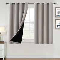 ✨special discount✨100% Blackout Thermal Insulated Blackout Curtains for Bedroom