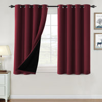 ✨special discount✨100% Blackout Thermal Insulated Blackout Curtains for Bedroom
