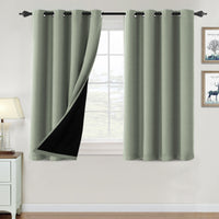 ✨special discount✨100% Blackout Thermal Insulated Blackout Curtains for Bedroom
