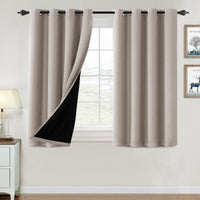 ✨special discount✨100% Blackout Thermal Insulated Blackout Curtains for Bedroom
