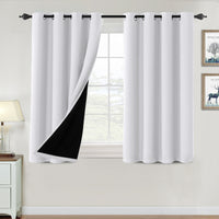 ✨special discount✨100% Blackout Thermal Insulated Blackout Curtains for Bedroom