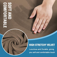 Sofa Slipcovers Thick Velvet Couch Cover Stretch T Cushion Sofa Covers Individual T Cushion Covers,