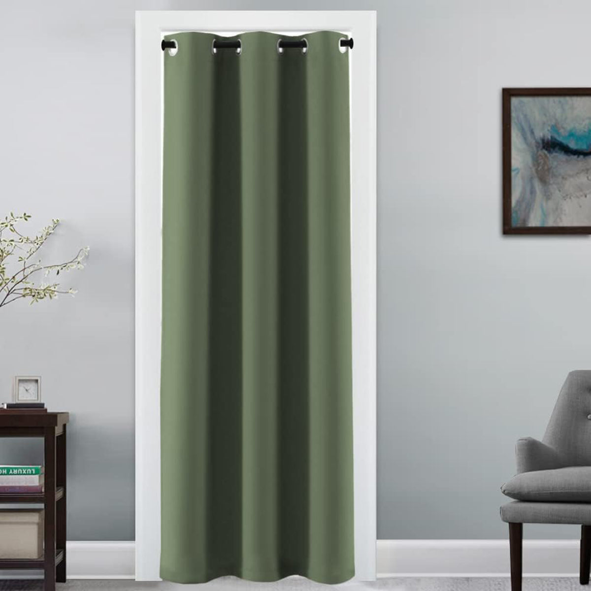 H.VERSAILTEX Room Darkening Curtains for Living Room Blackout Thermal Insulated Energy Efficient Winow Treatment Extra Long Curtains/Drapes, Grommet Top, One Panel