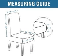 H.VERSAILTEX Velvet Dining Chair Covers Stretch Parson Chair Slipcovers, Set of 2