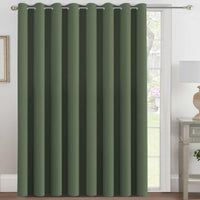 H.VERSAILTEX Room Darkening Curtains for Living Room Blackout Thermal Insulated Energy Efficient Winow Treatment Extra Long Curtains/Drapes, Grommet Top, One Panel