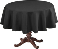 Linen Textured Table Cloths Premium Solid Tablecloth Spill-Proof Waterproof Table Cover