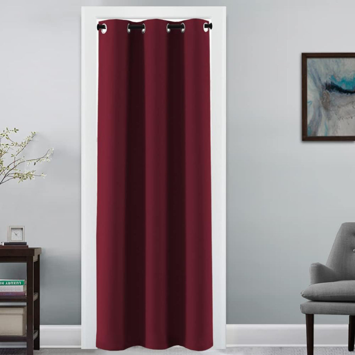 H.VERSAILTEX Room Darkening Curtains for Living Room Blackout Thermal Insulated Energy Efficient Winow Treatment Extra Long Curtains/Drapes, Grommet Top, One Panel