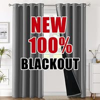 H.VERSAILTEX 100% Blackout Curtain Panels 96 Inches Long Thermal Insulated Blackout Lined Curtains for Bedroom Two Layers Full Light Blocking Drapes for Living Room, 2 Panels, Hunter Green