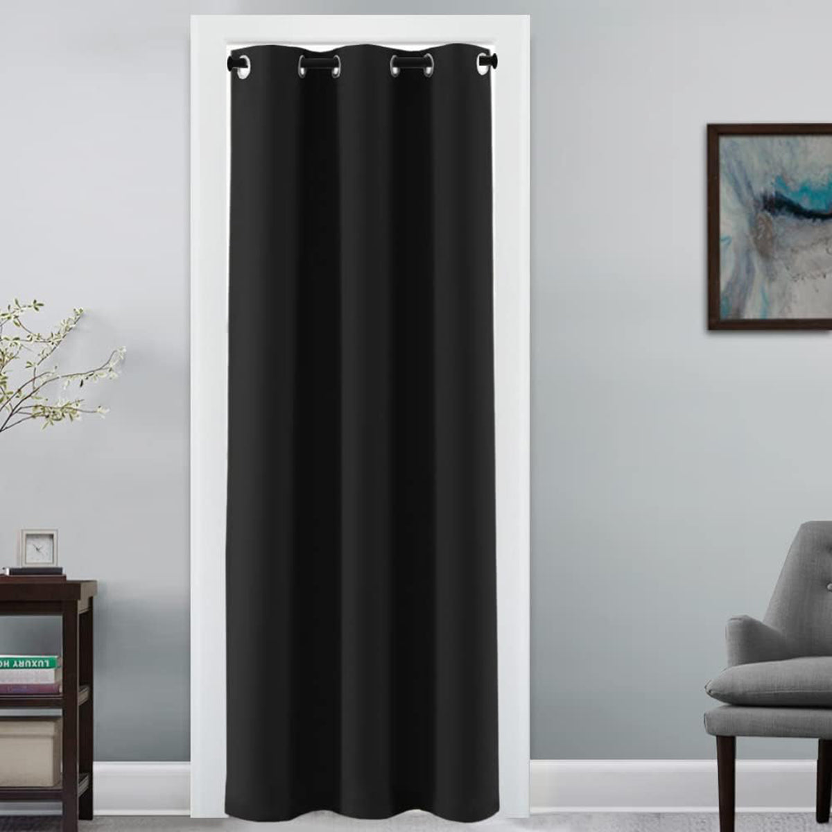 H.VERSAILTEX Room Darkening Curtains for Living Room Blackout Thermal Insulated Energy Efficient Winow Treatment Extra Long Curtains/Drapes, Grommet Top, One Panel