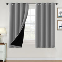 ✨special discount✨100% Blackout Thermal Insulated Blackout Curtains for Bedroom