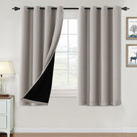 ✨special discount✨100% Blackout Thermal Insulated Blackout Curtains for Bedroom