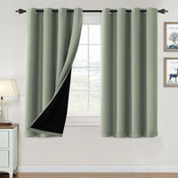 ✨special discount✨100% Blackout Thermal Insulated Blackout Curtains for Bedroom