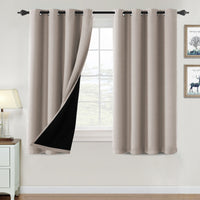 ✨special discount✨100% Blackout Thermal Insulated Blackout Curtains for Bedroom