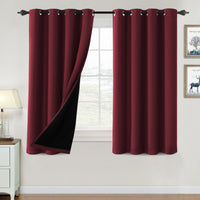 ✨special discount✨100% Blackout Thermal Insulated Blackout Curtains for Bedroom