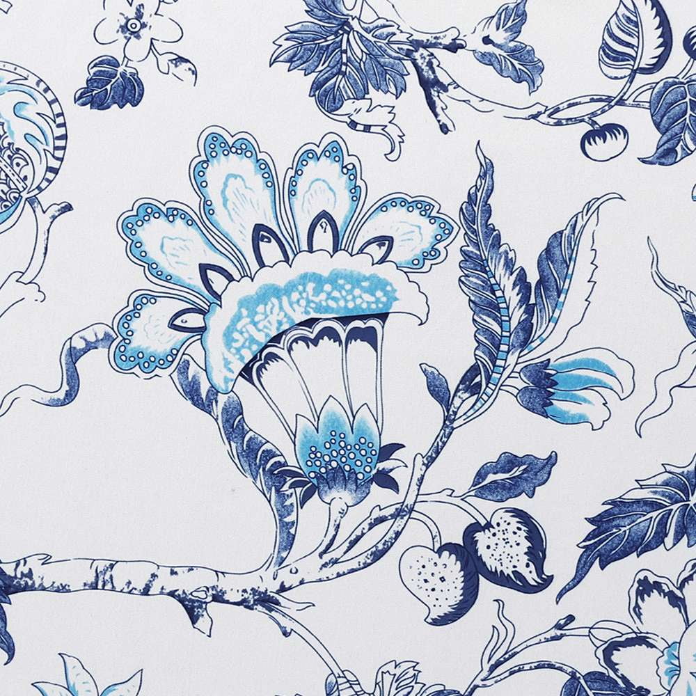 Turquoize Blackout Curtains 2 Panels Set Floral Print Drapes for Bedroom Thermal Insulated Grommet Window Curtain for Living Room(52"x 108",Antique Green Floral)