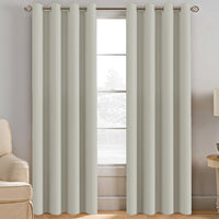 2pcs H.VERSAILTEX Light Blocking Curtain for Living Room Thermal Insulated Window Treatment Panel/Drape for Dining Room, Elegant Soft Curtain for Bedroom Grommet Top One Panel