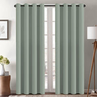 2pcs H.VERSAILTEX Light Blocking Curtain for Living Room Thermal Insulated Window Treatment Panel/Drape for Dining Room, Elegant Soft Curtain for Bedroom Grommet Top One Panel