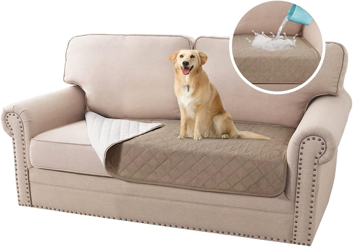 H.VERSAILTEX 100% Waterproof Sofa Cushion Cover Washable Dog Bed Cover Non-Slip Pet Blanket for Sofa Cushion Protector Cover Soft Seat Cushion Cover Sofa Cover