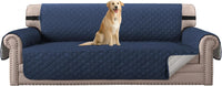 H.VERSAILTEX Sofa Protector for Dogs/Cats/Pets Sofa Slipcover Quilted Furniture Protector with Non Slip Elastic Strap Water Resistant Sofa Covers Couch Covers Seat Width: