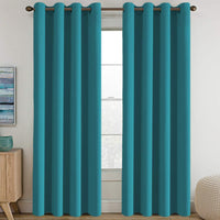 H.VERSAILTEX Room Darkening Curtains for Living Room Blackout Thermal Insulated Energy Efficient Winow Treatment Extra Long Curtains/Drapes, Grommet Top, One Panel