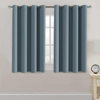 2pcs H.VERSAILTEX Blackout Curtains for Bedroom 84 Inches Length Thermal Insulated Window Curtains for Living Room, Christmas Deals Curtain Panels, Antique Grommet