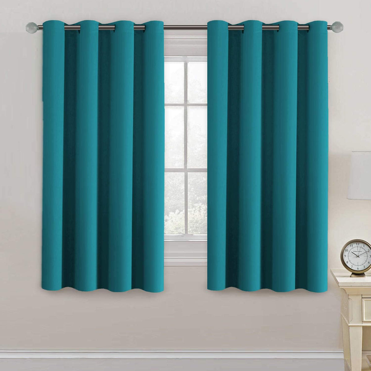 H.VERSAILTEX Room Darkening Curtains for Living Room Blackout Thermal Insulated Energy Efficient Winow Treatment Extra Long Curtains/Drapes, Grommet Top, One Panel