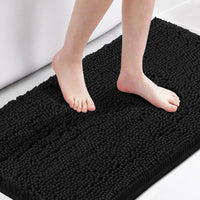 H.VERSAILTEX Bath Rug, Bath Mat Non Slip Bath Mats for Bathroom Floor, Bathroom Rug Extra Thick Chenille Rug Absorbent Soft Shaggy Washable Dry Fast Plush Rugs for Bathtubs