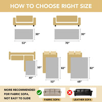 H.VERSAILTEX Non Slip Chenille Pet Couch Cover Thick Soft Washable Sofa Protector