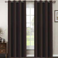 H.VERSAILTEX Room Darkening Curtains for Living Room Blackout Thermal Insulated Energy Efficient Winow Treatment Extra Long Curtains/Drapes, Grommet Top, One Panel